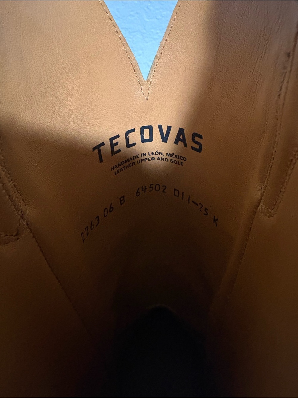 Tecovas Annie Light Sage Leather Cowboy Boots - size 6 - Picture 9 of 10